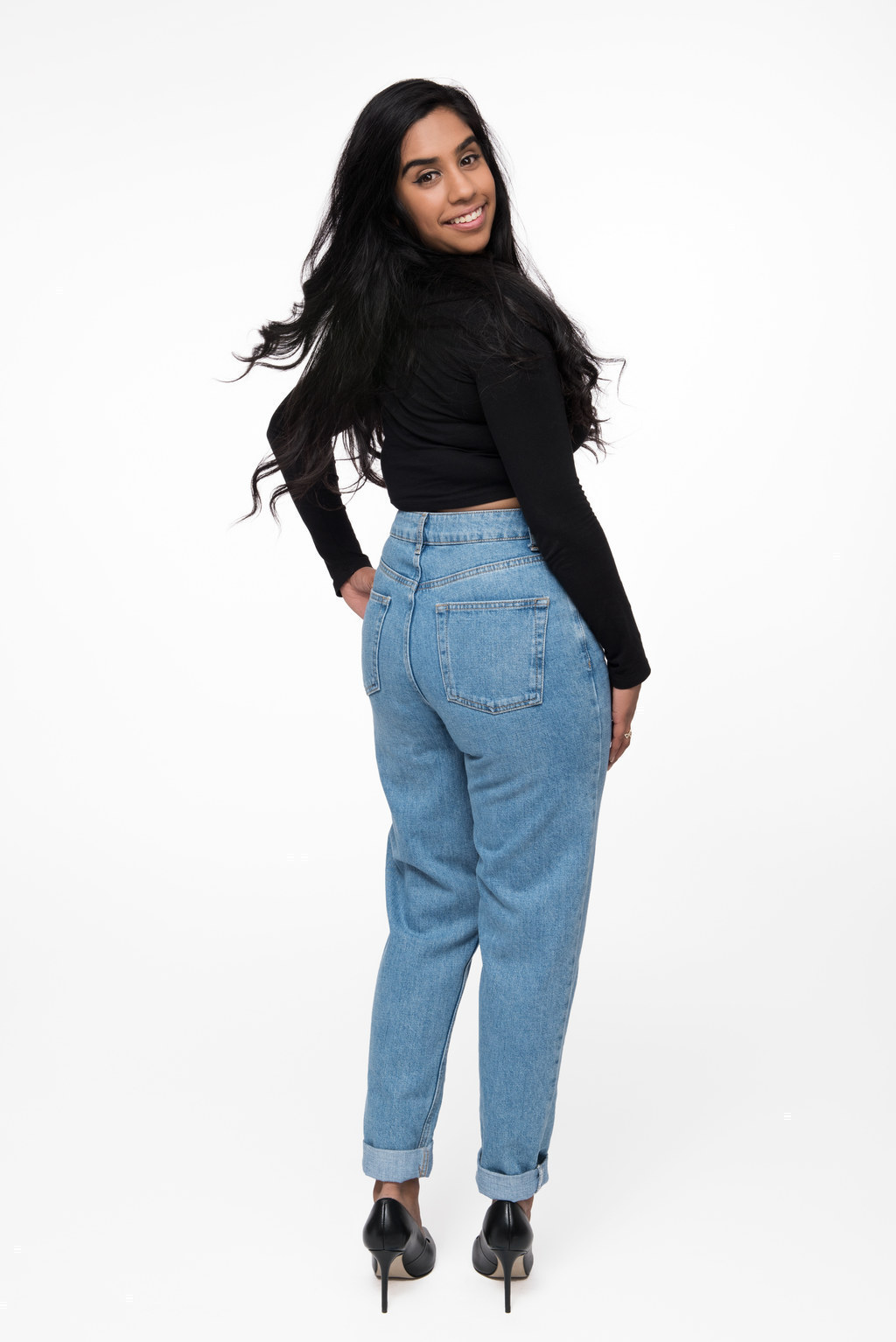 topshop grey cast mom jeans