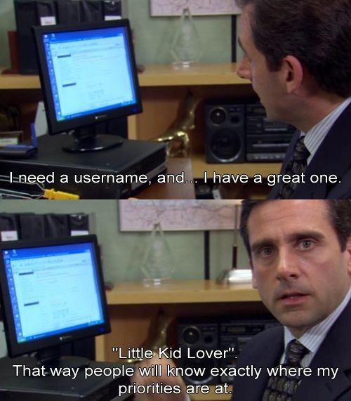 When Michael signed up for online dating.