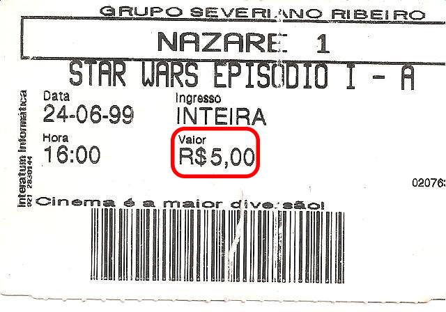 Uma inteira para ver "Batman Vs. Superman: A Origem da Justiça" no sábado custa R$ 39 no shopping Eldorado, em São Paulo.