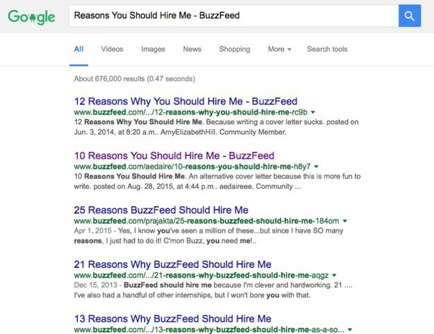 Message to hiring manager cern image