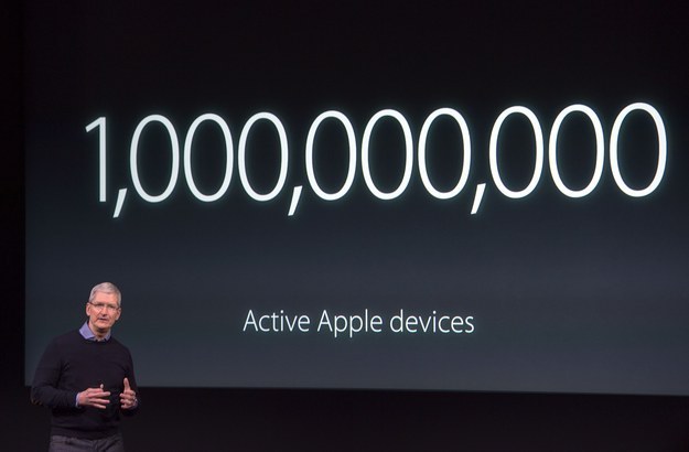 Apple's (Small) iPhone Event By The Numbers There are over 1 billion Apple devices in use around the world. Tim Cook called this an “incredible milestone.
