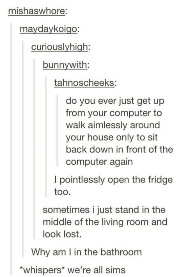 some random (funny af) text posts mostly from tumblr