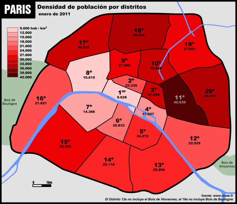 19 cartes qui vont changer votre vision de Paris