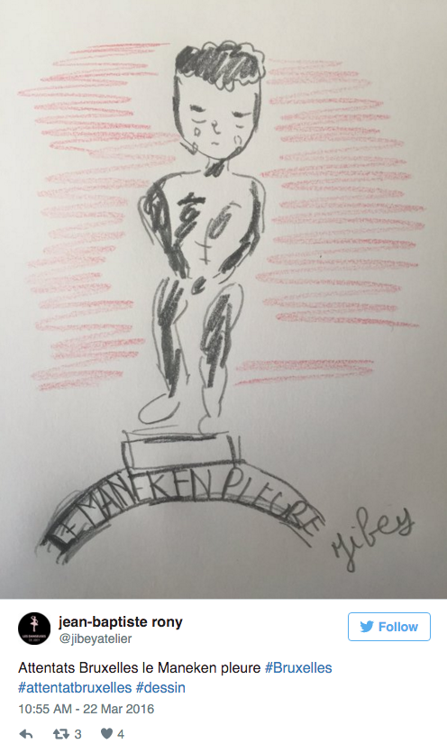 "Manneken weint"