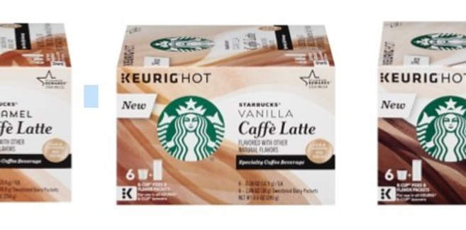 Starbucks vanilla caffe shop latte k cups