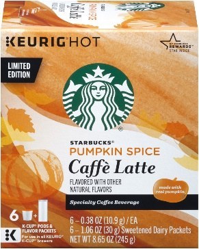 Keurig starbucks pumpkin spice latte hotsell