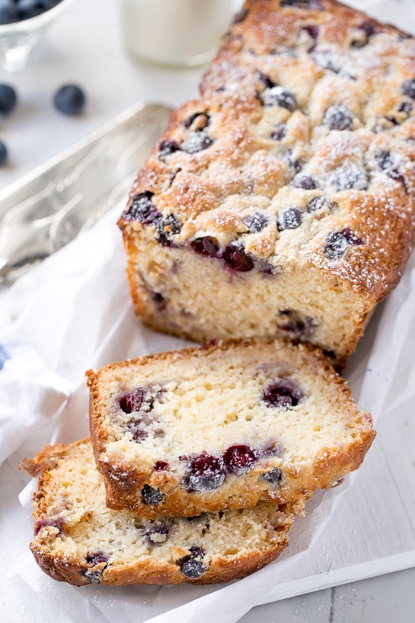 Blueberry Coconut Muffin Cake