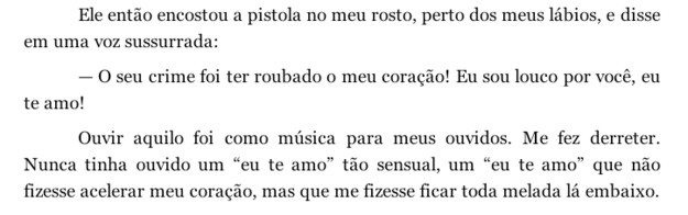 A trama ainda prossegue para uma "condução coercitiva" até um quarto de motel e, é claro, momentos extremamente libidinosos.