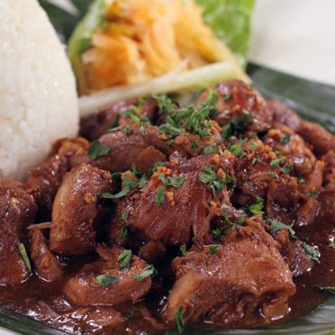 The Adobo Chicken from Casa Manila in Toronto, Ontario.