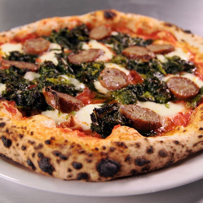Salsiccia e Rapini from Via Tevere Pizzeria in Vancouver, B.C.