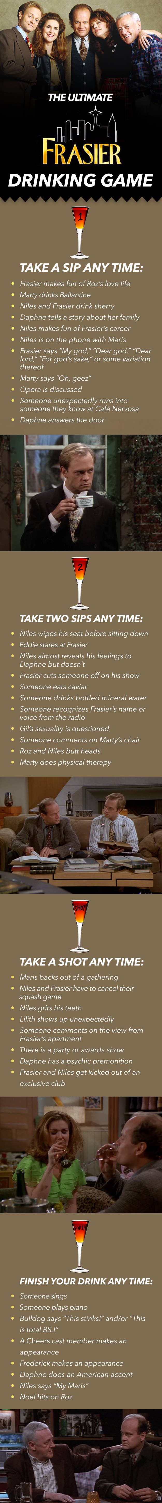 The Only Thing Better Than Frasier Is This Frasier Drinking Game