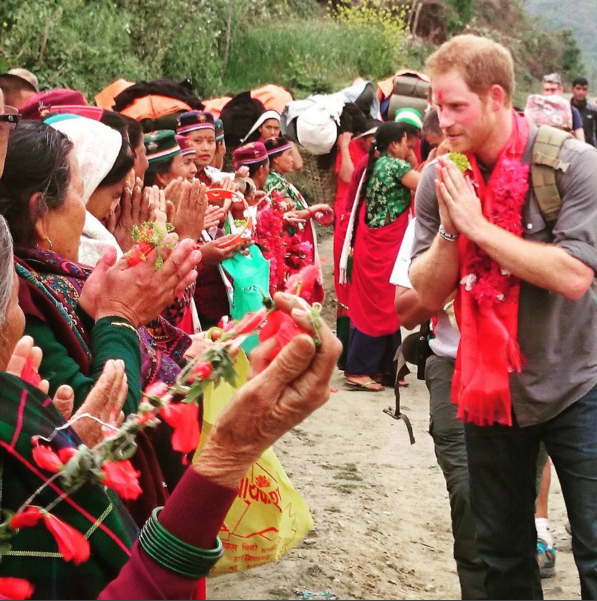 Recently, Prince Harry has been on a tour of Nepal and documenting his travels on Kensington Palace's Instagram.