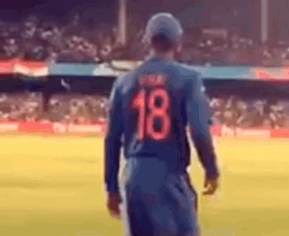 But instead of soaking it in, Kohli had other plans, asking the crowd to cheer for someone else instead – Team India.