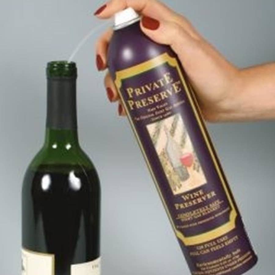 Licor House - Vacu Vin - Set Preservador de Vino + Tapón de Botella