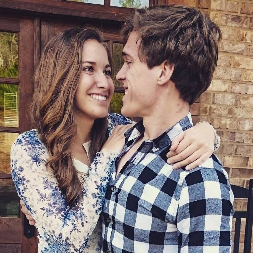 Bart Migom with his girlfriend Emily Eisenman