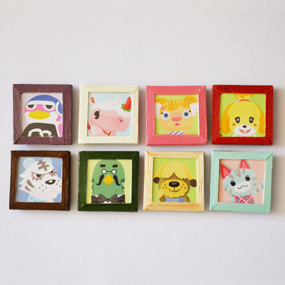Custom Animal Crossing magnets that let you immortalize your fave villagers