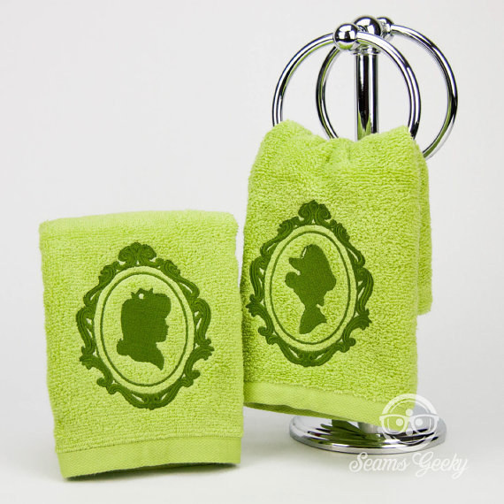 This perfect pair of Luigi and Daisy towels