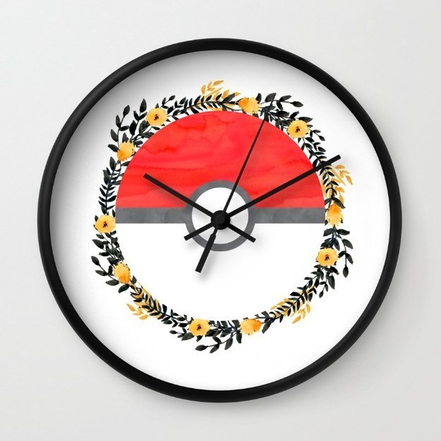 And a clock to remind you that it's always time to catch 'em all