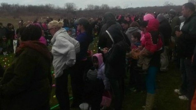 PEZ Candy ended its annual Easter egg hunt early after chaos broke out among the event's roughly 1,000 participants when people rushed the field before the activities began, according to WFSB.