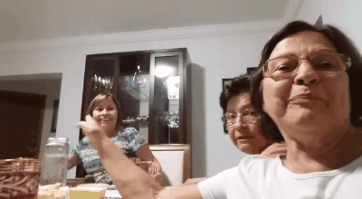 "Depois que cada uma voltou para sua casa, a Silvia, que filmou a tentativa de selfie, resolveu ver as fotos do celular e achou o vídeo. Quando ela viu, caiu na gargalhada e mandou para as irmãs", explica Camila.