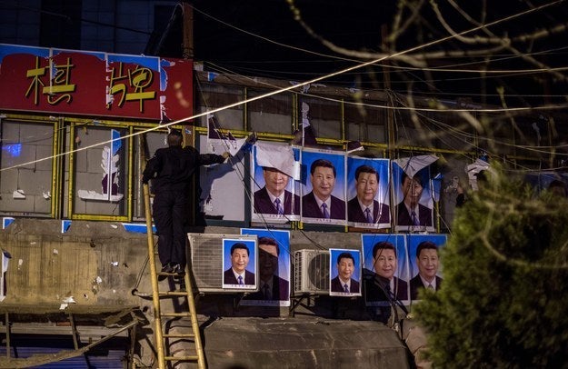 Unfortunately, the bold move didn't yield the result expected. By Saturday night, a group of policeman were sent in to remove the posters, which ended the short life of a potentially great art installation.