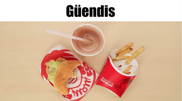 Wendy's = Güendis
