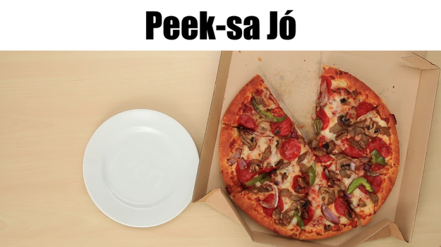 Pizza Hut = Peek-sa Jó