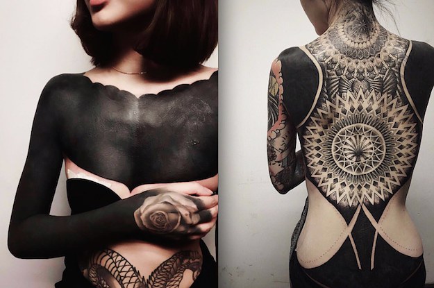 15 Impactantes tatuajes Blackout que parecen casi irreales