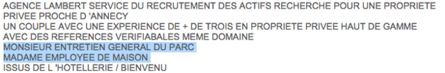 Parmi les annonces pour les couples de gardiens que l'on peut trouver sur indeed.fr, beaucoup sont uniquement destinées aux couples hétérosexuels.