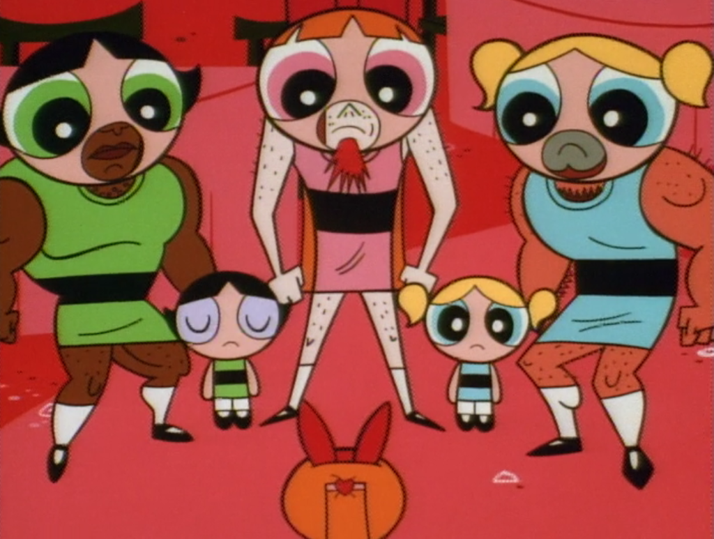 Powerpuff girls 1998. Супер крошки 1998. Суперкрошки 1998 кадры. Powerpuff girls злодеи. Him Powerpuff girls.