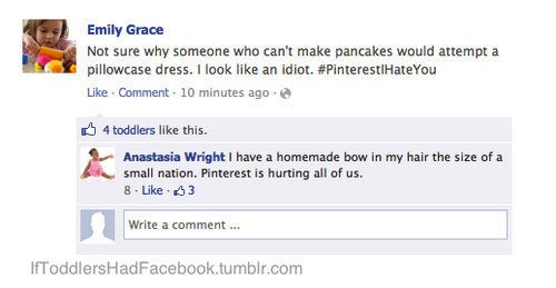 Or maybe because there isn't a mom on Pinterest who knows her limits.