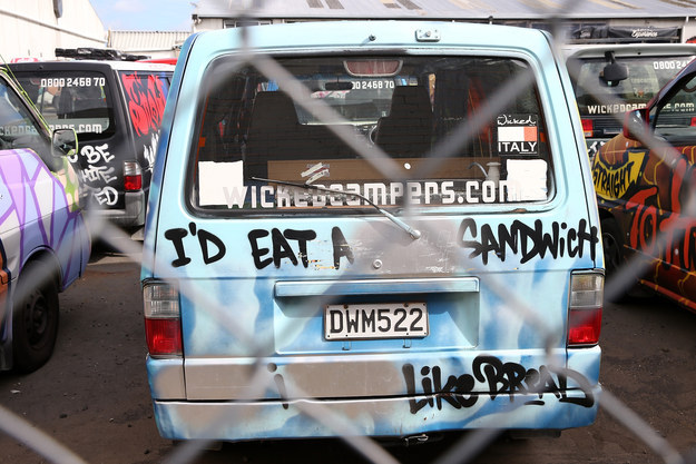 Just last week, a group of Australian tourists in New Zealand told the Rotorua Daily Post they had covered up the slogans on their car with tape.
