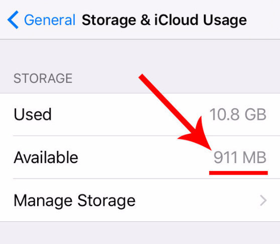 First, check your storage. You need to have mere *megabytes* of space left for this to work.