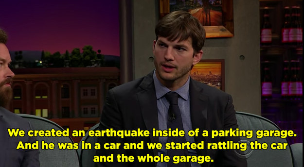 Last night on The Late Late Show, Ashton Kutcher told James Corden that one of his favorite Punk’d episodes was Drake’s.