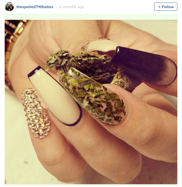 Weed Nail Designs