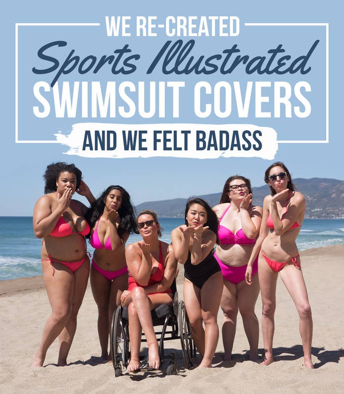 We Posed Like “Sports Illustrated” Swimsuit Cover Models And It