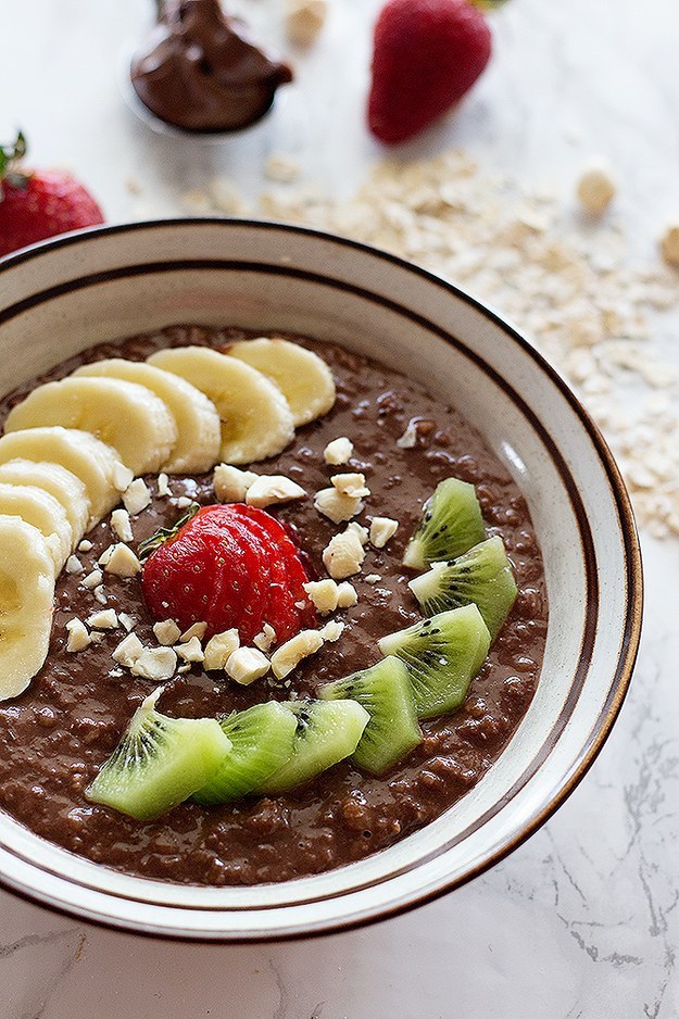 Nutella Cocoa Oatmeal