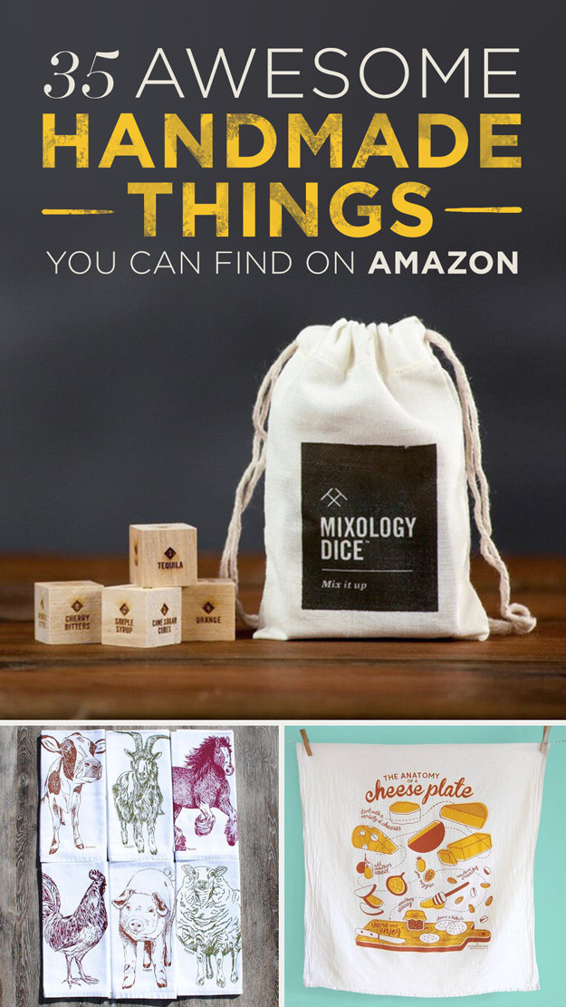 35 Awesome Handmade Things You Can Find On Amazon