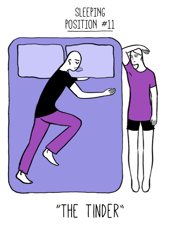 These Drawings Perfectly Describe What It's Like To Share A Bed