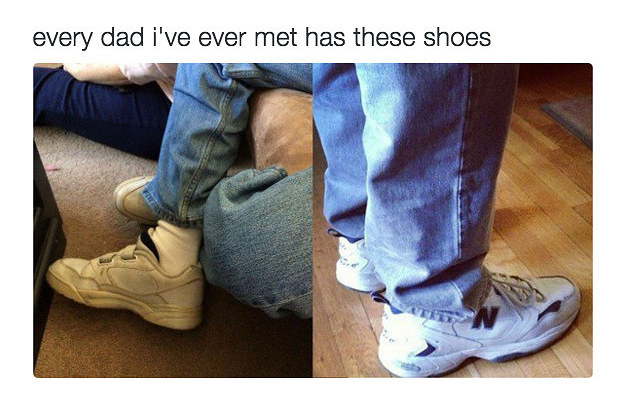 typical dad shoes