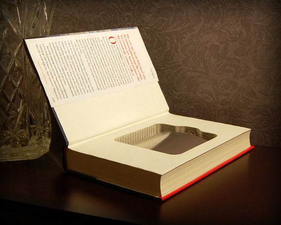 And they said studying couldn't be fun! Find more hollow book flask safes at Secret Safe Books.