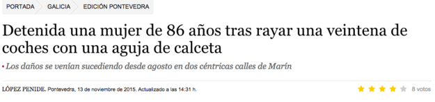 La señora que se cansó de hacer jerseys.