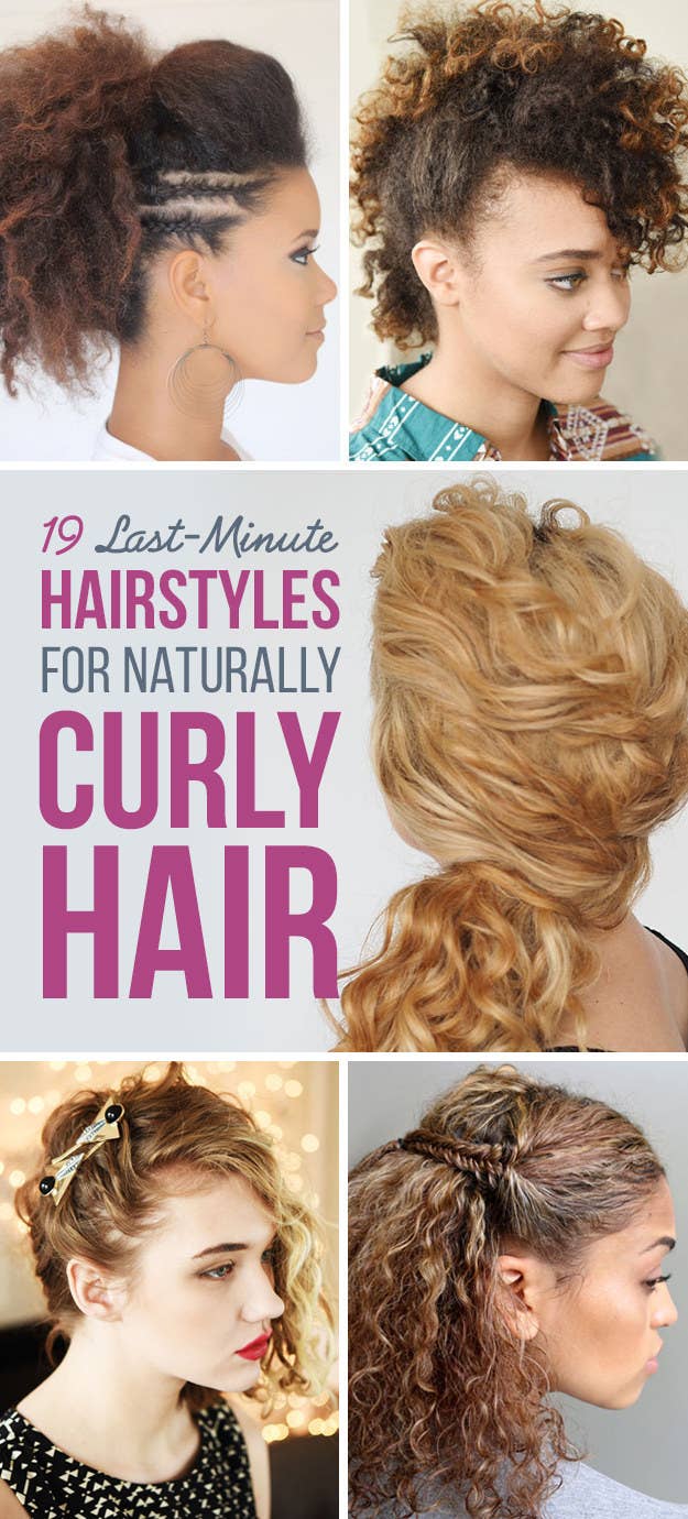 19 Naturally Curly Hairstyles For When You're Already Running Late