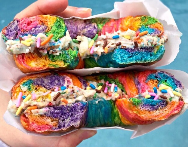 Rainbow Bagel