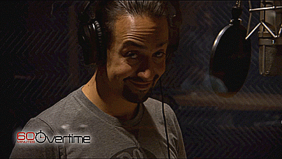 This is Lin-Manuel Miranda, writer and star of Hamilton and the other hit Broadway play In The Heights. He's also one of those fancy pants MacArthur genius folks.
