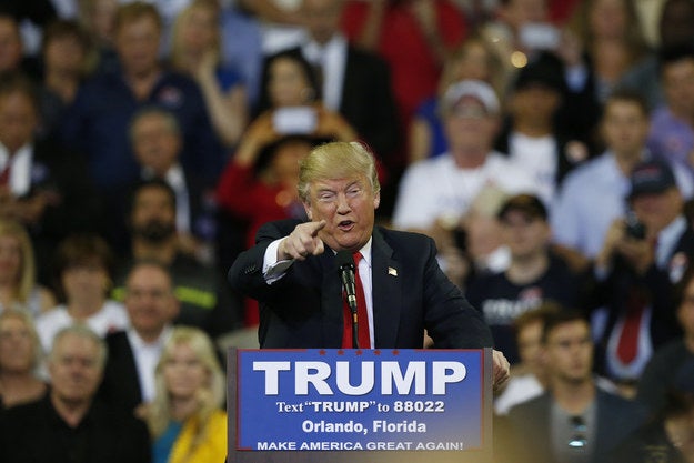 On Saturday, Donald Trump held a rally in Orlando, Florida.