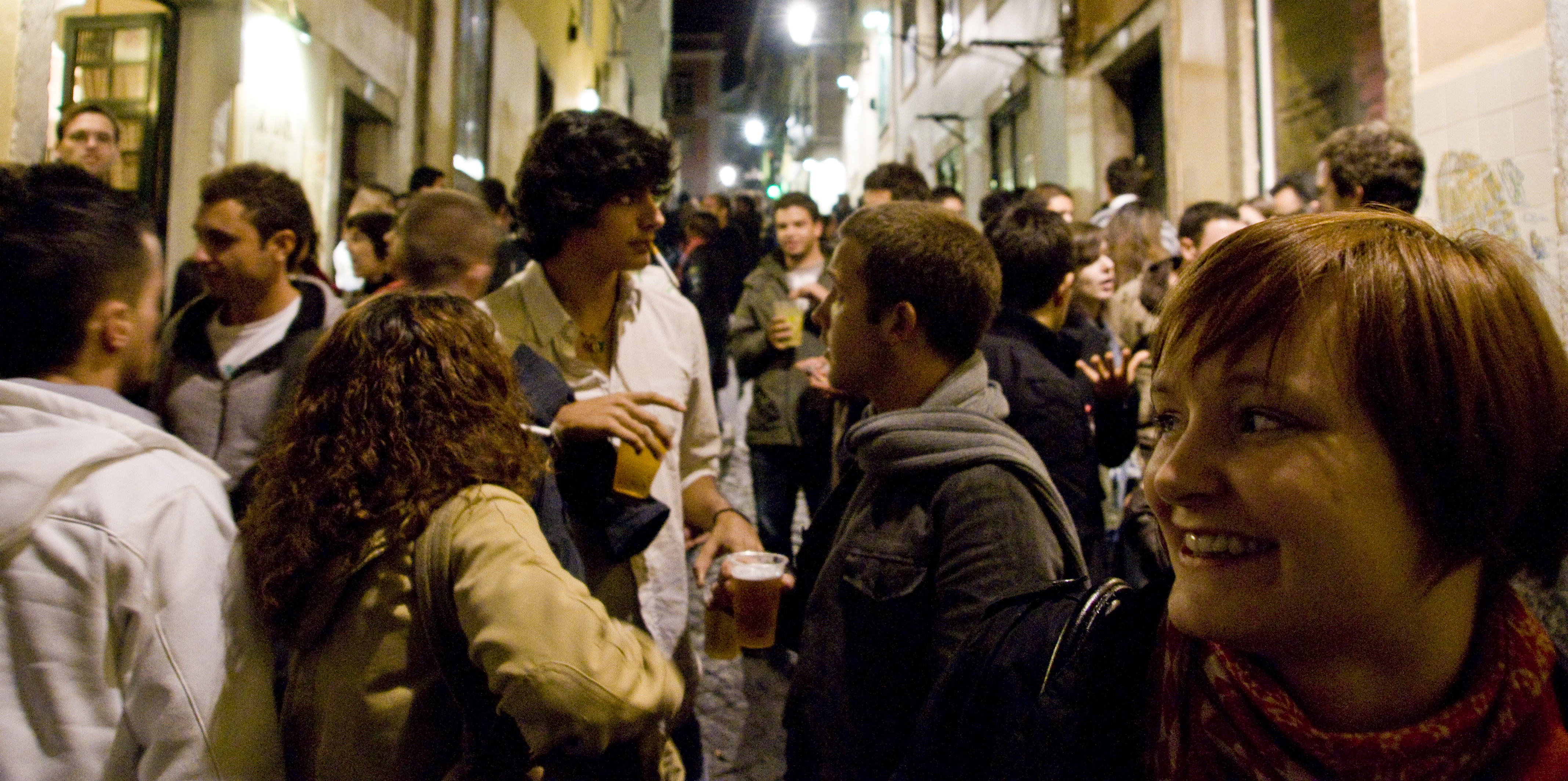 Une fête de rue, tradition lisboète.