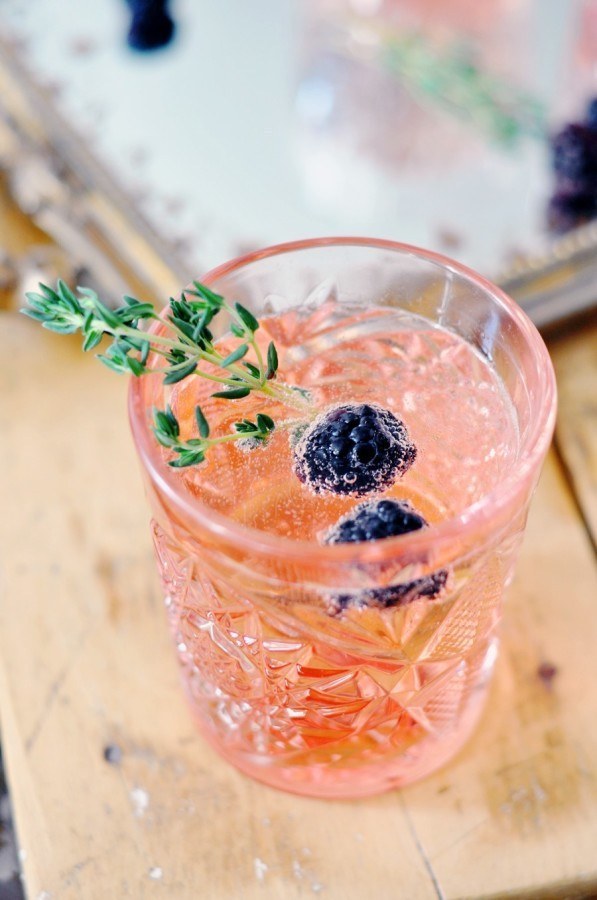 Blackberry Thyme Cocktail