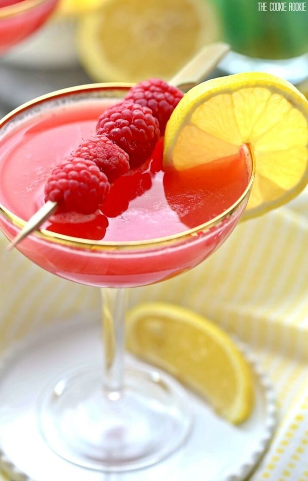 Raspberry Lemon Drop Martini