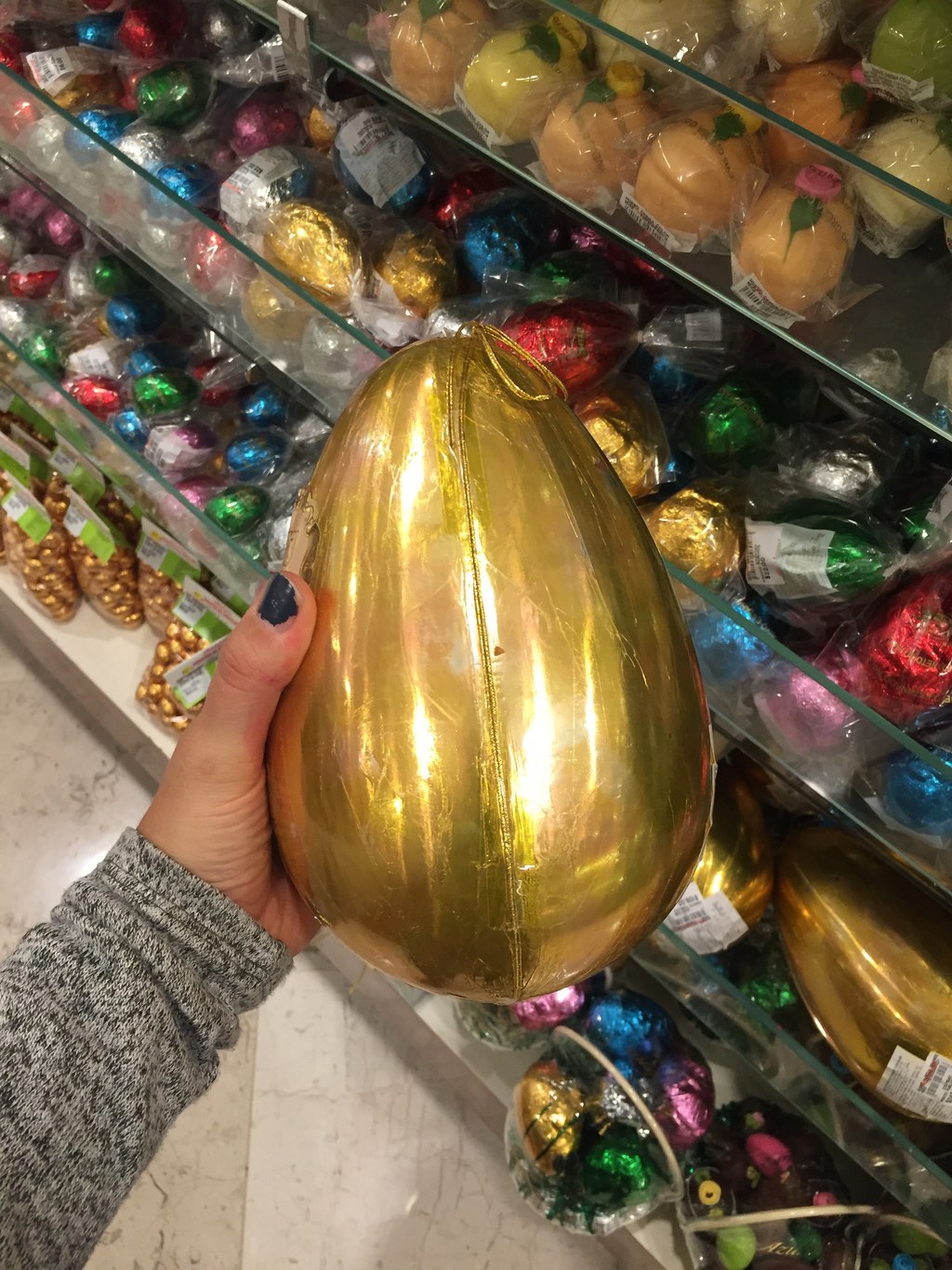 Es de chocolate, por si lo dudaban.